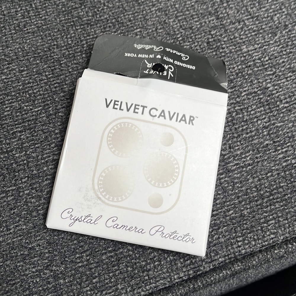 Brand new velvet caviar crystal camera protector iphone11/12 - Picture 2 of 5